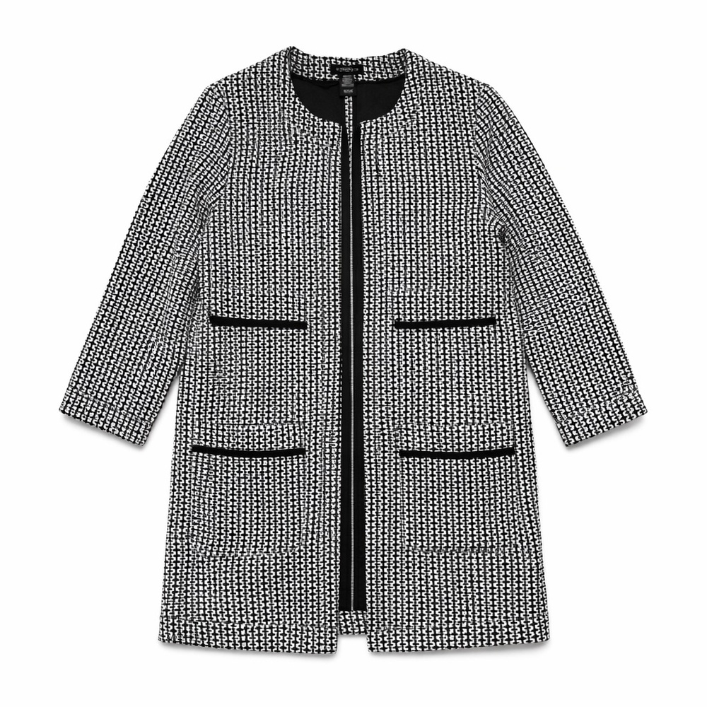 Tweed Lightweight Blazer Coat - Picture 2 of 5
